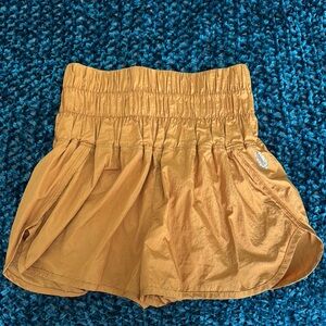 Free people movement  Gold Shorts